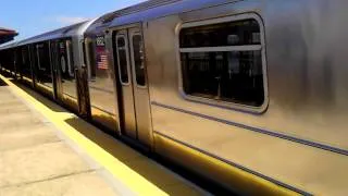 Manhattan Bound R62A 6 Train Departs St Lawrence Avenue