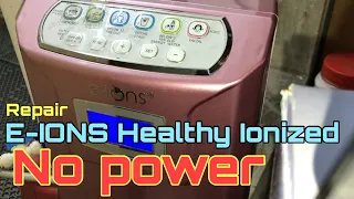 How To Repair E-IONS Healthy Ionized no power