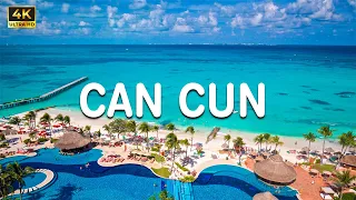 4K FLYING OVER CANCUN, MEXICO - Wonderful Natural Landscape With Calming Music For New Fresh Day