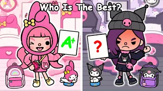 Kuromi VS My Melody: Who Is The Best? 💗💜  Sad Story | Toca Life World | Toca Boca