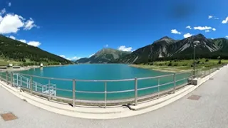30 minute 360° VR Virtual Cycling Workout Alps South Tyrol Lake Tour 4K Video