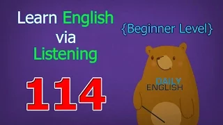Learn English via Listening Beginner Level | Lesson 114 | The Bathroom
