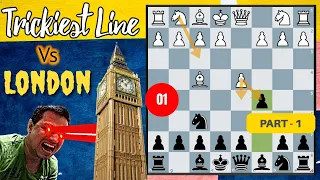 Trickiest Line against London System - 1 (Nf3-dxc5-d5)