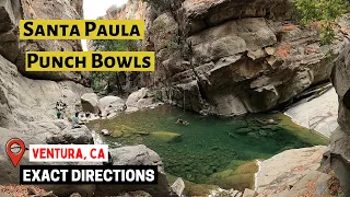 Hiking Guide Santa Paula Punchbowls, Punch Bowls, Exact Directions, Maps, Parking, Trail Guide