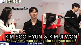 Kim jiwon shared her thoughts about the failed kissing scene with Kim Soo hyun