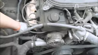 Replacing the generator brushes Mercedes 190