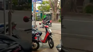 Pak Mega Langsung Bawa Pulang Honda Revo X Merah terbaru dari pontianak menuju kabLandak Kalimantan