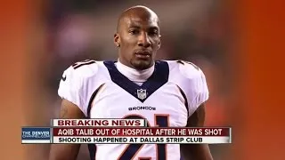 Aqib Talib out of hospital after he was shot in Dallas