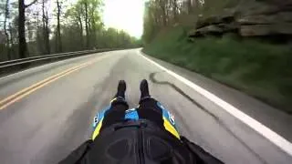 Street Luge Wipeout !