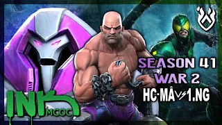 Season 41: War 2-HC•MÂ VS 1.NG(Scorpion/Absorbing Man/Nimrod)-Marvel Contest of Champions