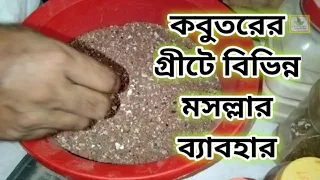 কবুতরের গ্রিটে কি কি মসল্লা ব্যাবহার করবেন | What spices to use in pigeon grit