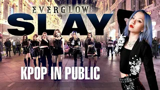 [K-POP IN PUBLIC ONE TAKE] EVERGLOW (에버글로우) - SLAY | Dance cover by 3to1