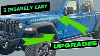 The 3 easiest installs to make your jeep pop.