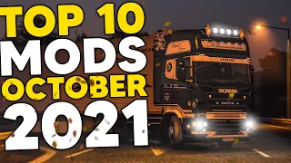 TOP 10 ETS2 MODS - OCTOBER 2021