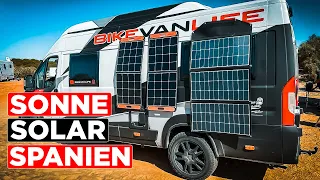 Spanien: Mit Solartaschen im Kastenwagen | Jackery Solar Saga & WattStunde | Vergleich