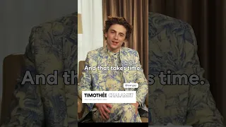 🔥 Life advice from Timothée Chalamet #shorts