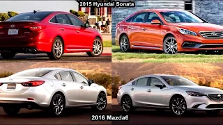 2015 Hyundai Sonata Vs 2016 Mazda 6