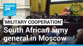 South African army general in Moscow days after country accused of sending weapons to Russia