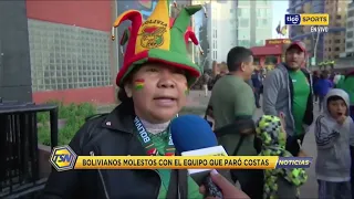 🚨 Hinchas bolivianos tristes por la derrota de la selección ante Argentina 😔.