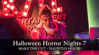 Make The Cut haunted house walkthrough - Halloween Horror Nights 7 HHN7 2017