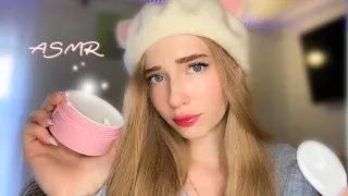 АСМР  Я ТЕБЯ РАССЛАБЛЮ 🧖‍♀️ 🌸😘 Масочки и увлажнение личка💕 ASMR  SKIN CARE