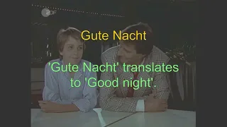 🌜 "Gute Nacht" in German Movie Scenes 🎬🌟