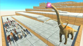 ESCAPE FROM ALIEN BRACHIOSAURUS #3 - Animal Revolt Battle Simulator