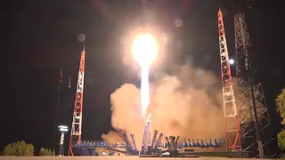 Космодром Плесецк. Запуск ракеты носителя «Союз 2»