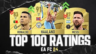 FIFA 24 | TOP 100 PLAYER RATINGS!👀