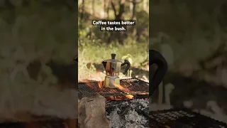 How To Make A Campfire Coffee ☕️ #campingaustralia #bushcraft #coffee #campcooking #campfirecooking