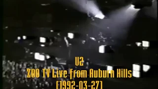 U2 - Who's Gonna Ride Your Wild Horses / Ultra Violet (Light My Way) Auburn Hills 1992