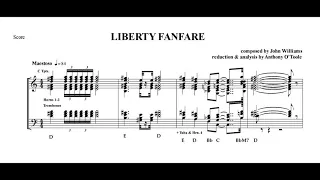 LIBERTY FANFARE by John Williams - Score Reduction