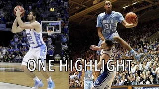 ONE HIGHLIGHT From Every Scholarship UNC Basketball Player Since 2001