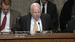 McCAIN STATEMENT AT HEARING ON LITTORAL COMBAT SHIP