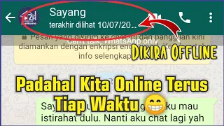 Cara TERBARU Agar Whatsapp Terlihat Offline Padahal Kita Online Setiap Waktu