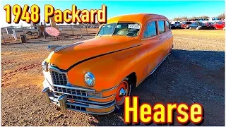 Copart Walk Around 1-25-2020 + 1948 Packard Flat 8 Hearse!