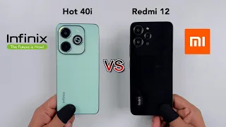 Infinix Hot 40i vs Redmi 12 | Speed Test