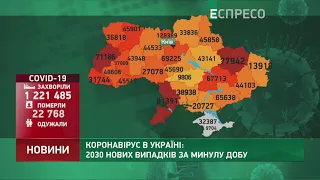 Коронавірус в Україні: статистика за 1 лютого