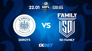 1XBET MEDIA FOOTBALL LEAGUE. 2DROTS - SD FAMILY