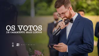 OS VOTOS DE CASAMENTO MAIS LINDOS QUE VOCÊ VERÁ HOJE | Giulia & Bruno | Casamento ao ar livre