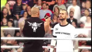 WWE CM Punk Vs The Rock - Royal Rumble - Clement Marfo