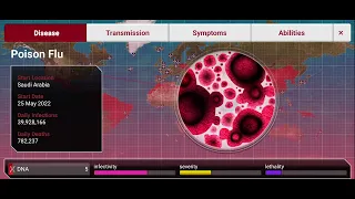 plague inc - science denial (mega brutal) 3 biohazards fungus