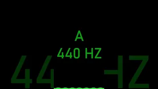 1 Minute of A Key 440 Hz frequency sine wave 4k Video #shorts