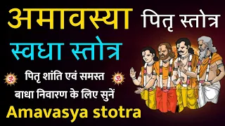 Amavasya | अमावस्या पितृ स्तोत्र |अमावस्या पितृदोष शांति के लिए सुनें स्वधा स्तोत्र | Swadha Stotra