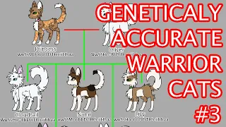 Genetically Accurate Warrior Cats #3 - Cloudtail's Family