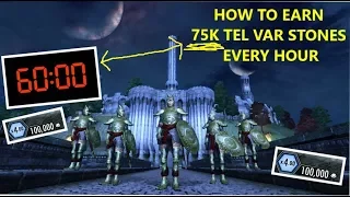 ESO How to Farm 75k Tel Var Stones Every Hour by Yourself !!!   (SAFEST METHOD)