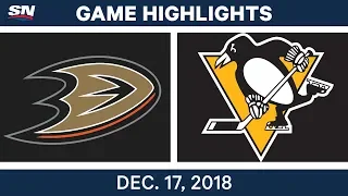 NHL Highlights | Ducks vs. Penguins - Dec 17, 2018