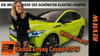 Skoda Enyaq Coupé RS iV im Test (2022) Ist DAS das schönste Elektroauto ever?! Review | Preis | POV