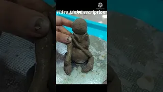 #Shorts How to make Easy Clay Ganapathy at home | Ecofriendly Ganesha at home | Ganapathy | Clay