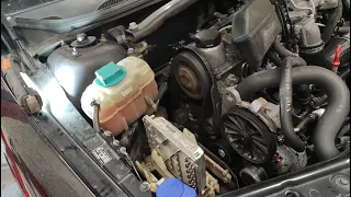 Volvo D5 engine problem. What happens if the serpentine belt breaks, destroys the engine.